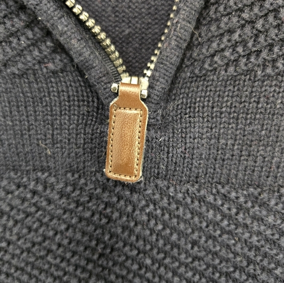 US Polo Ass. Men’s Mock Neck 1/4 Zipper Pullover Sweatshirt 100% Cotton - Picture 4 of 10